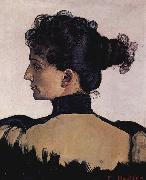 Ferdinand Hodler, Portrat der Berthe Jacques, Frau des Kunstlers